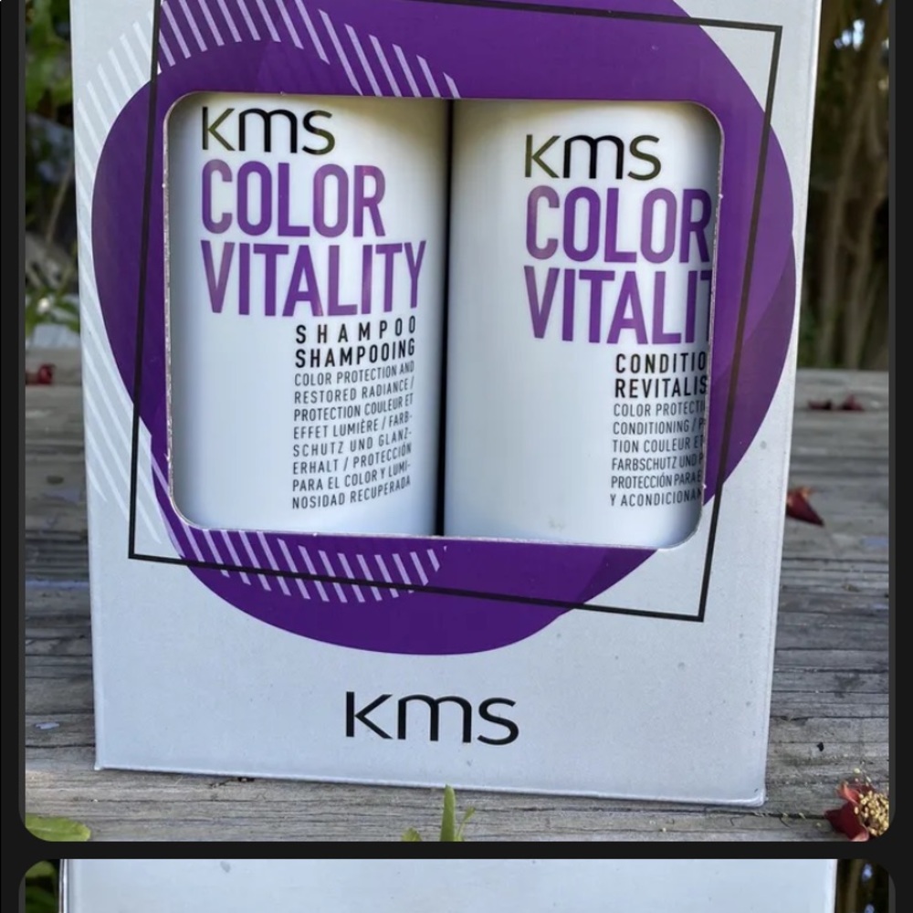 KMS California Color Vitality Shampoo & Conditioner Duo 25.3 oz set.